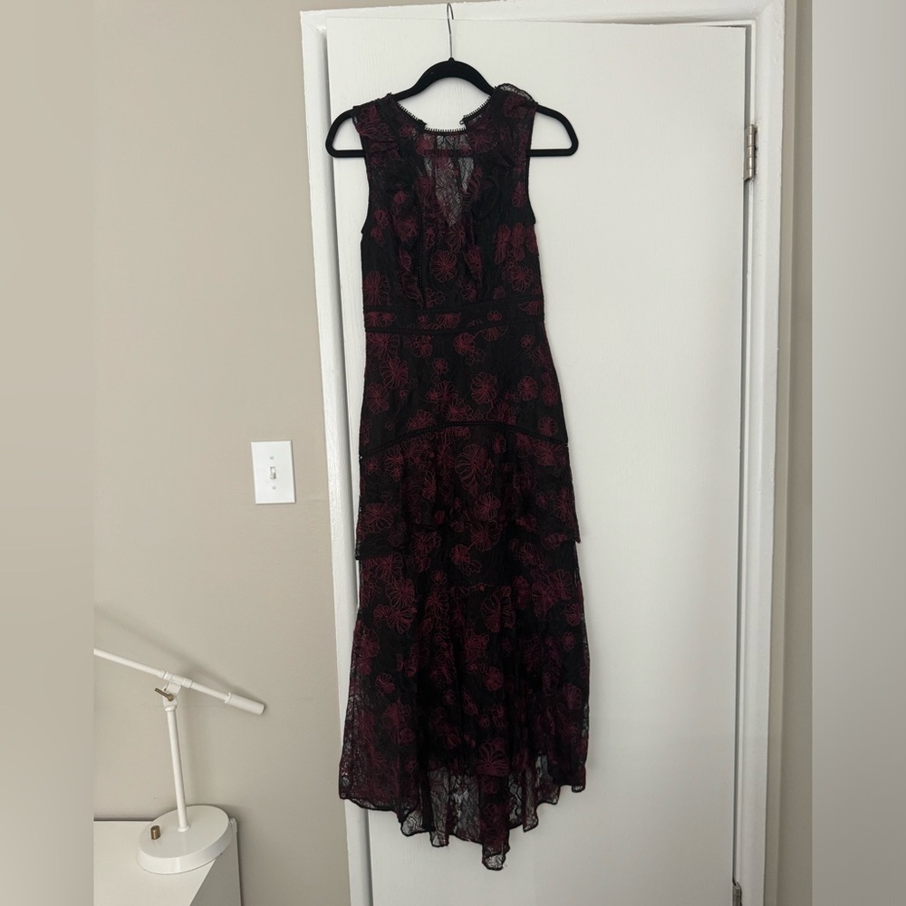 Black maxi dress